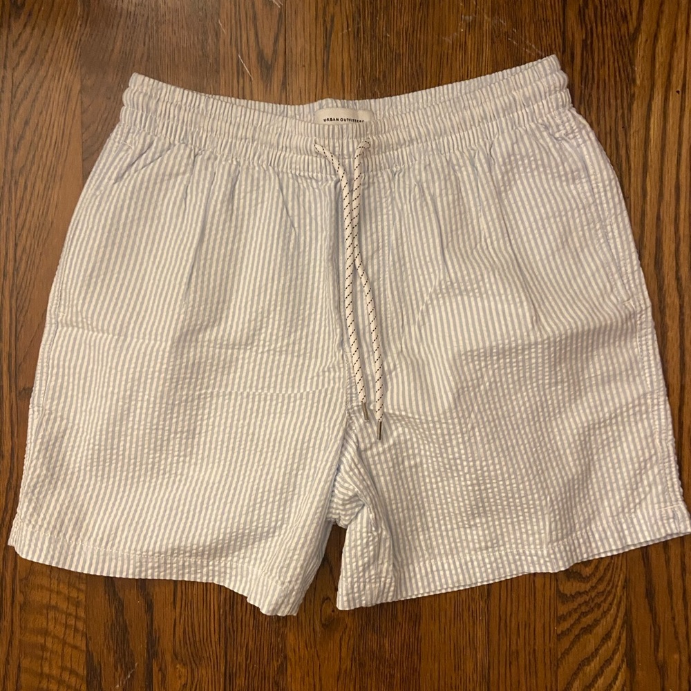 Urban Outfitters Seersucker String Shorts